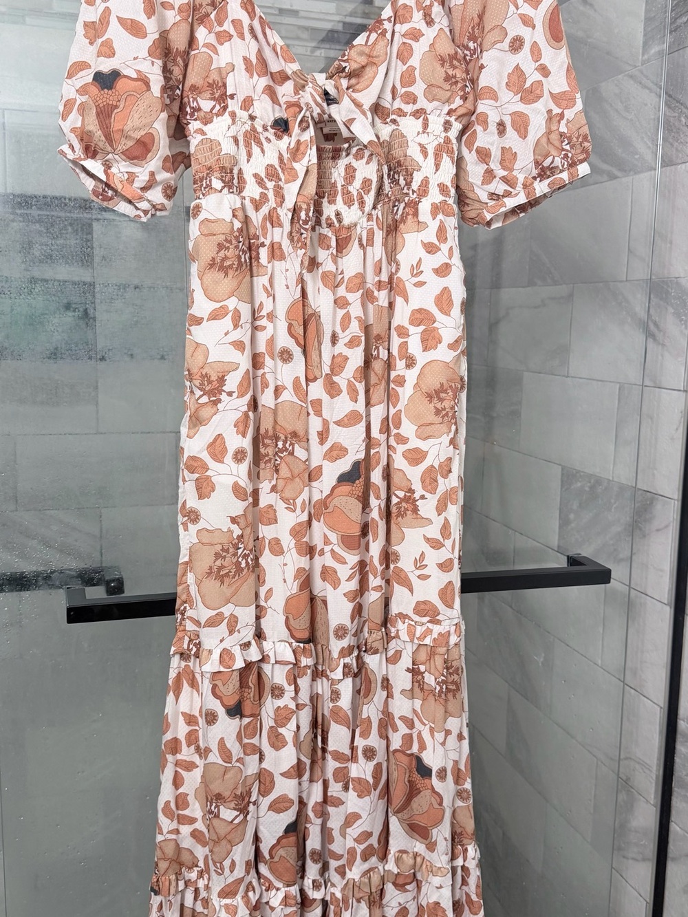 Tiered Floral Maxi Dress
